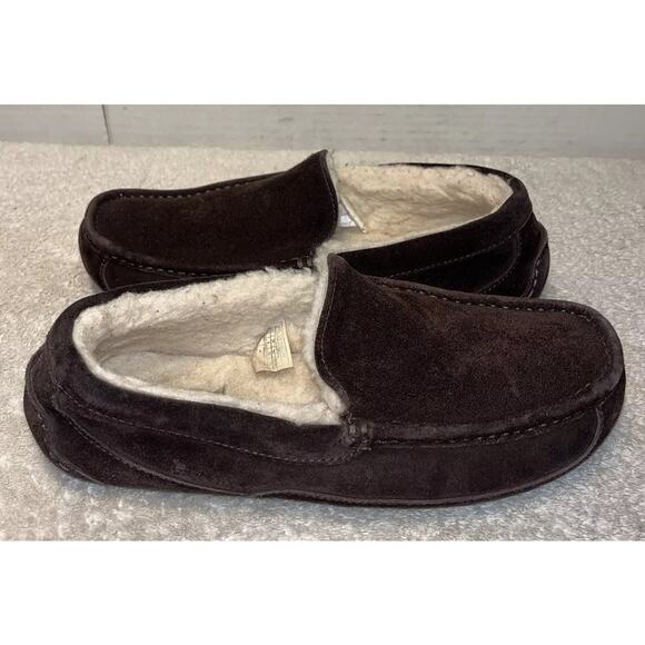 Men UGG Ascot Suede Slipper 1101110 Espresso 100% Authentic Size 10 main image 13